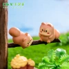 Micro-landscape creative, cute little squirrel drilling tree holes, diy garden landscaping decorations, hanging accessories, mini trinkets Application Scenario